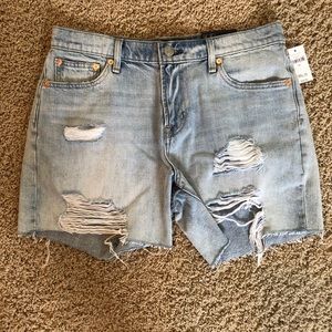 GAP distressed denim shorts